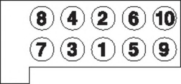 комплект болтове на капака на клап. (на цилиндровата глава) HBS047