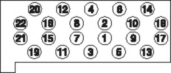 комплект болтове на капака на клап. (на цилиндровата глава) HBS062