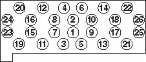 комплект болтове на капака на клап. (на цилиндровата глава) HBS063