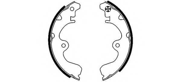 комплект спирачна челюст