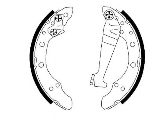 комплект спирачна челюст