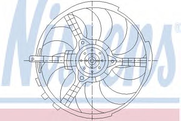 вентилатор, охлаждане на двигателя 85037