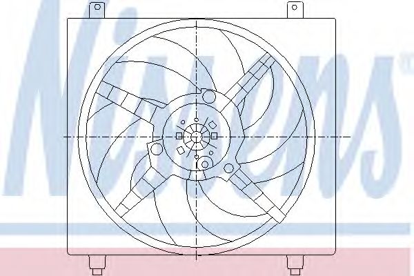 вентилатор, охлаждане на двигателя 85362