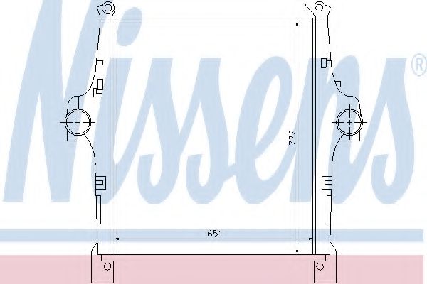 интеркулер (охладител за въздуха на турбината) 97047