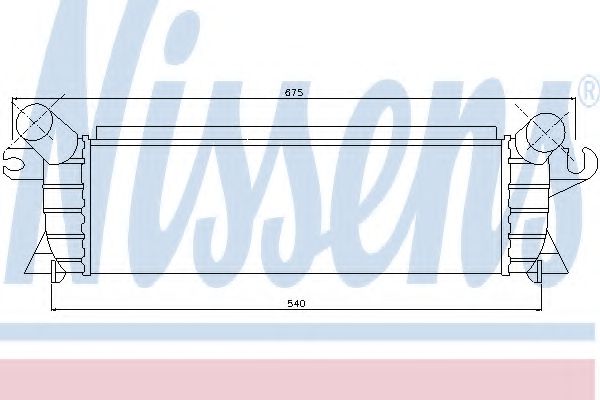 интеркулер (охладител за въздуха на турбината) 96648