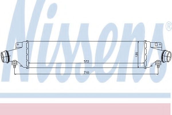 интеркулер (охладител за въздуха на турбината) 96588