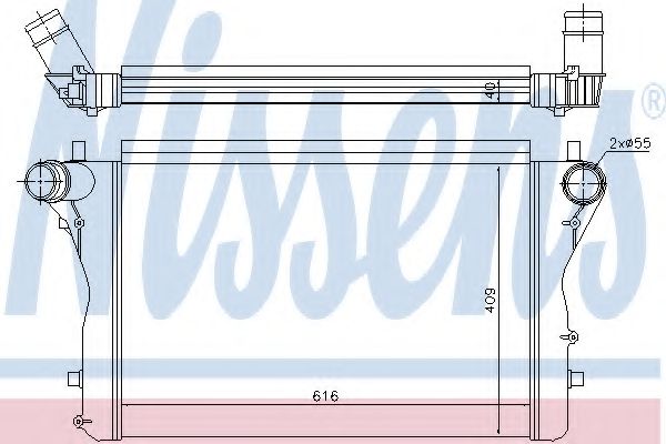 интеркулер (охладител за въздуха на турбината) 96420