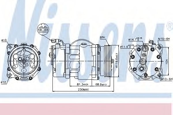 компресор, климатизация 89040