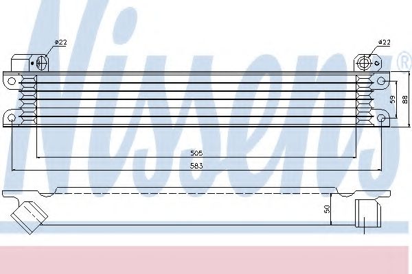 маслен радиатор, двигателно масло 90615