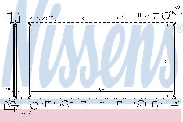 радиатор, охлаждане на двигателя