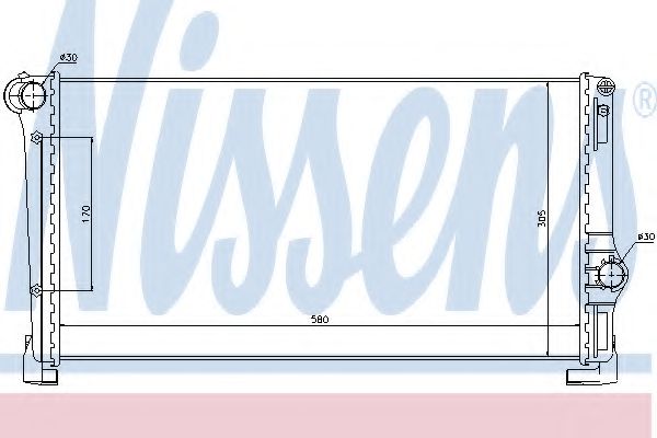 радиатор, охлаждане на двигателя 61896