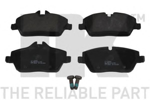 комплект спирачно феродо, дискови спирачки