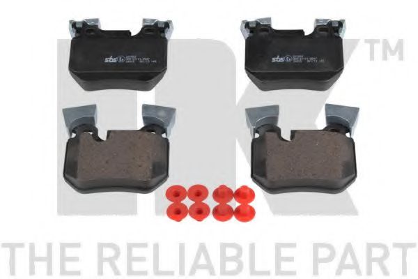 комплект спирачно феродо, дискови спирачки