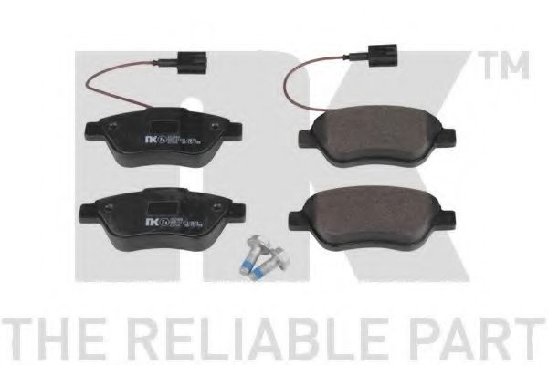 комплект спирачно феродо, дискови спирачки