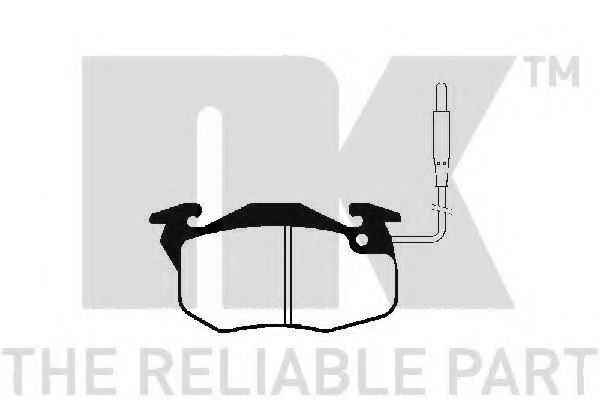 комплект спирачно феродо, дискови спирачки