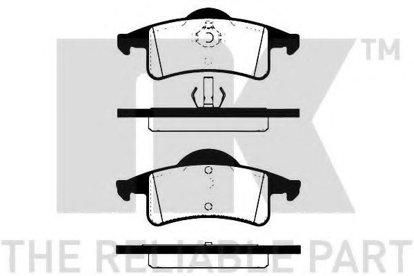 комплект спирачно феродо, дискови спирачки