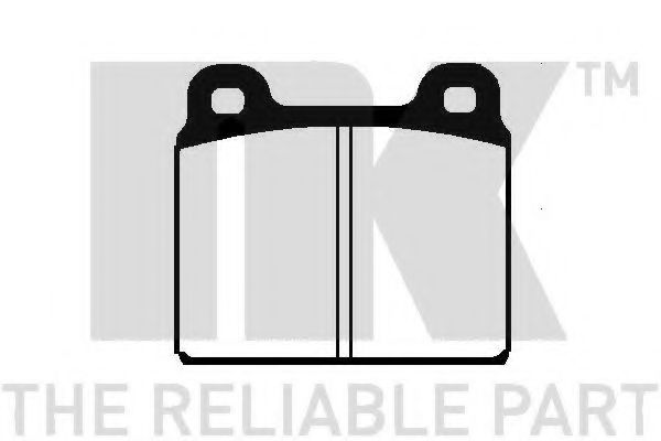 комплект спирачно феродо, дискови спирачки