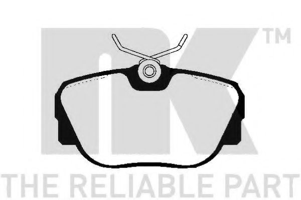 комплект спирачно феродо, дискови спирачки