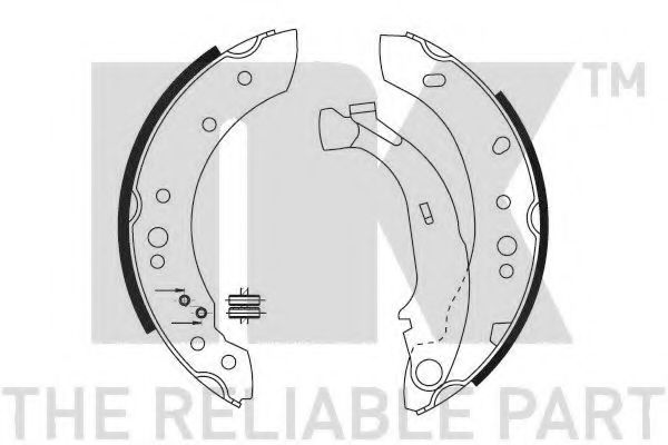 комплект спирачна челюст