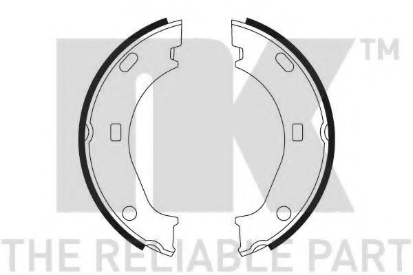 комплект спирачна челюст, ръчна спирачка