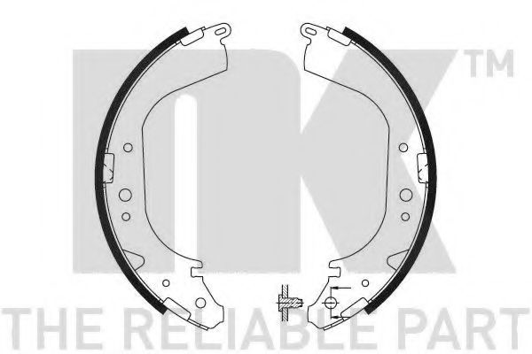 комплект спирачна челюст