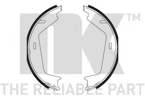 комплект спирачна челюст, ръчна спирачка