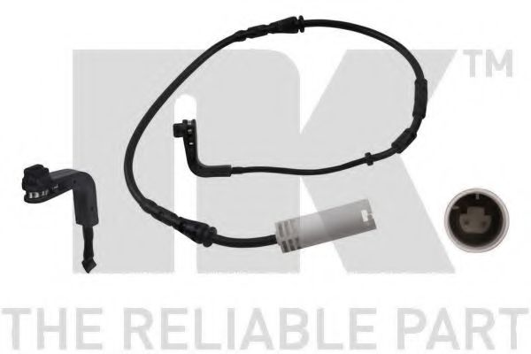 предупредителен контактен сензор, износване на накладките