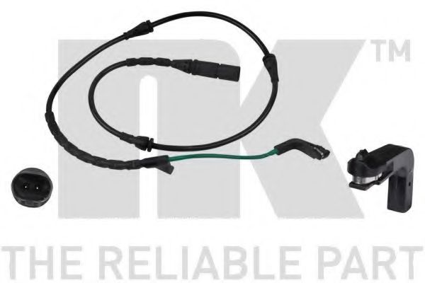 предупредителен контактен сензор, износване на накладките