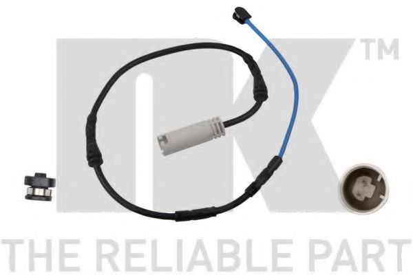 предупредителен контактен сензор, износване на накладките