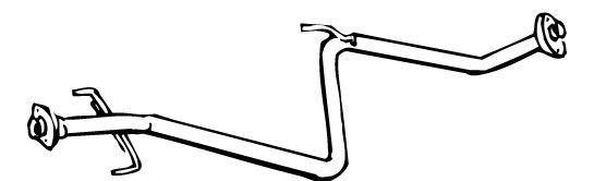 изпускателна тръба 14304