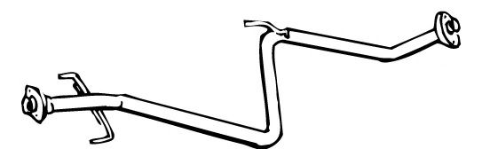 изпускателна тръба 14307