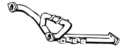 изпускателна тръба 14508