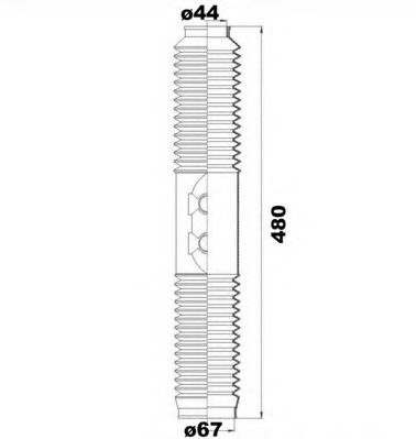 комплект маншон, кормилно управление
