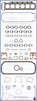 пълен комплект гарнитури, двигател 50065600