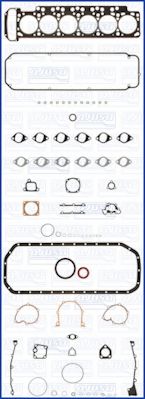 пълен комплект гарнитури, двигател