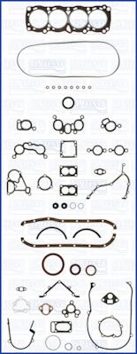 пълен комплект гарнитури, двигател 50094400