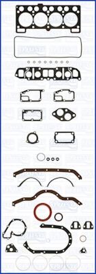 пълен комплект гарнитури, двигател 5013610B