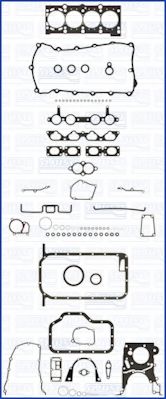 пълен комплект гарнитури, двигател 50154700