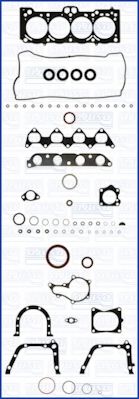 пълен комплект гарнитури, двигател 50301400