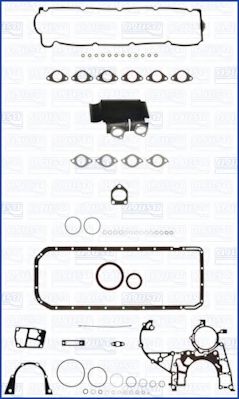 пълен комплект гарнитури, двигател 51009300