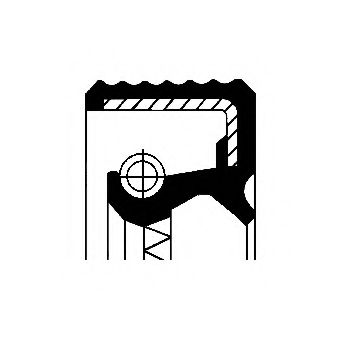 семеринг, ръчна трансмисия; семеринг, автоматична трансмисия; семеринг, диференциал 01034076B