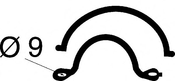 уплътнение, маслена вана (картер) 016301H