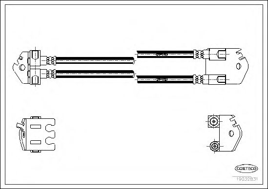спирачен маркуч 19032831
