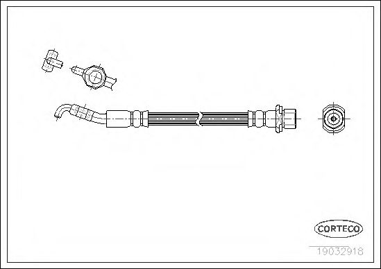 спирачен маркуч 19032918