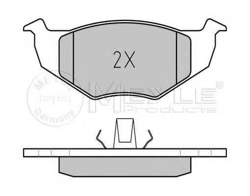 комплект спирачно феродо, дискови спирачки