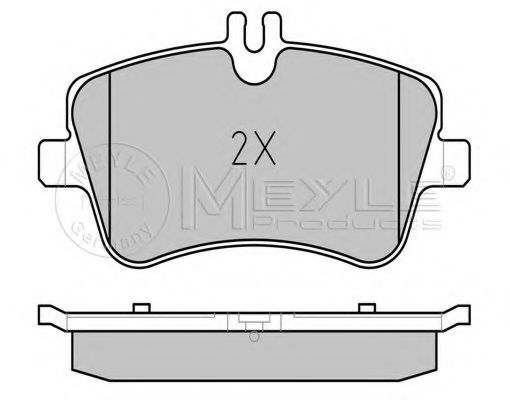 комплект спирачно феродо, дискови спирачки
