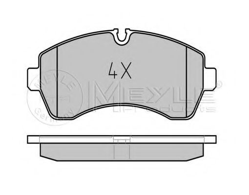 комплект спирачно феродо, дискови спирачки