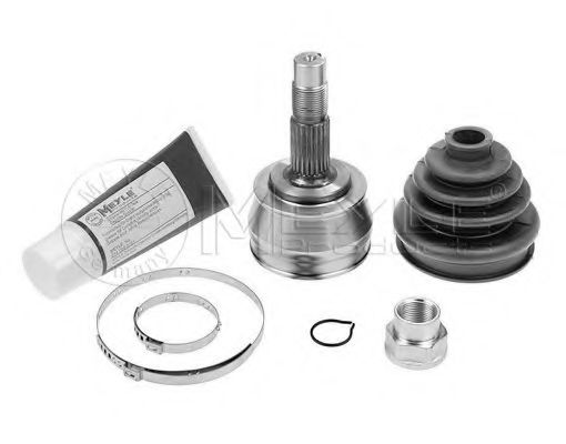 каре комплект, полуоска 214 498 0034