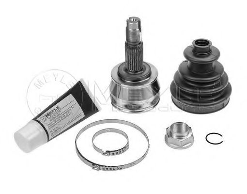 каре комплект, полуоска 214 498 0043