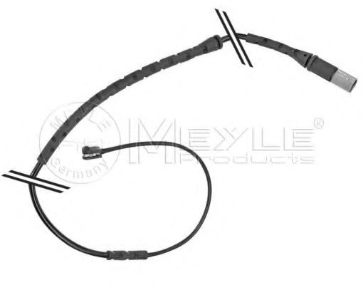 предупредителен контактен сензор, износване на накладките